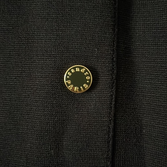 SANDRO PARIS “Tailory” black pencil form fitting midi skirt - Picture 8 of 10